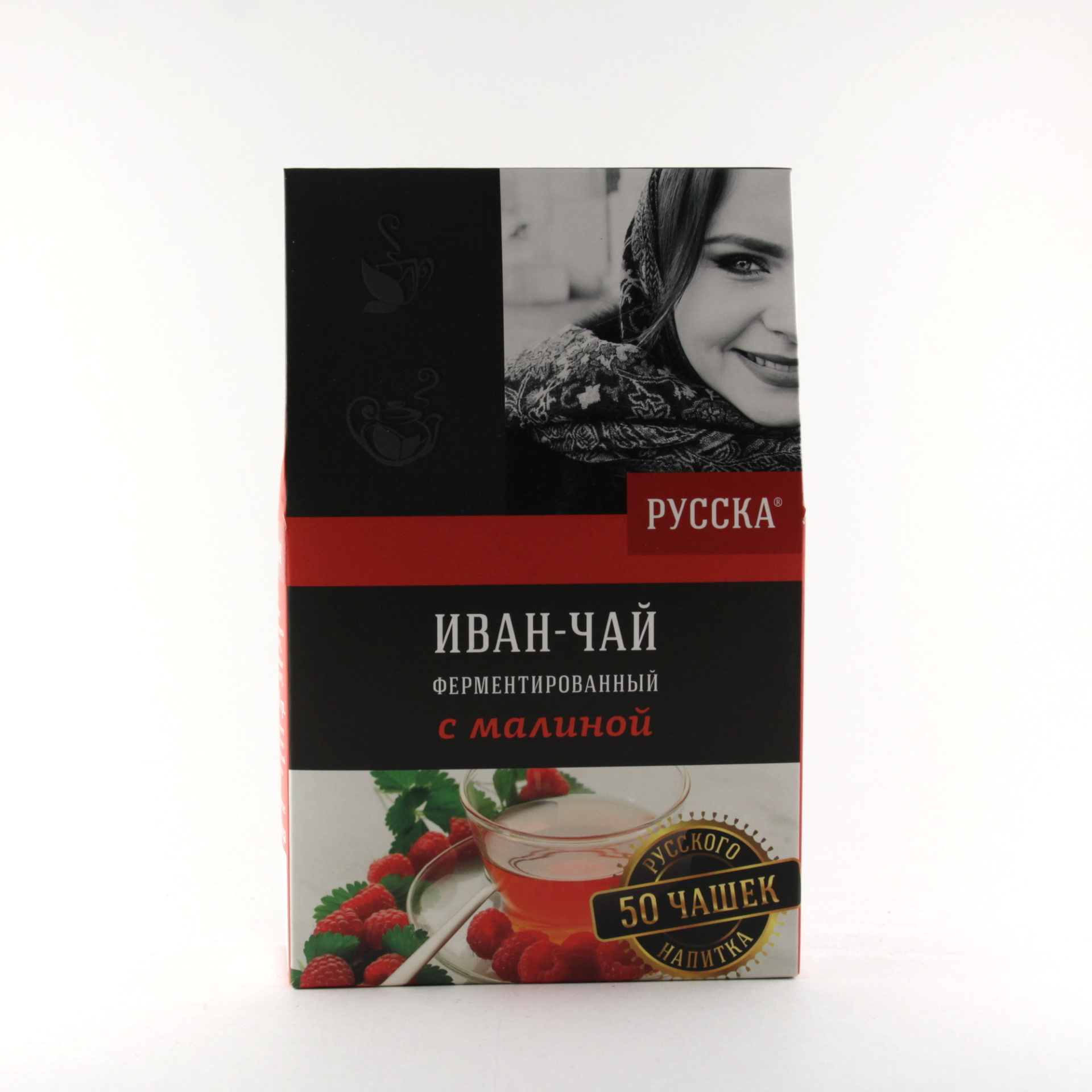Иван чай «Русска» ферментированный c малиной